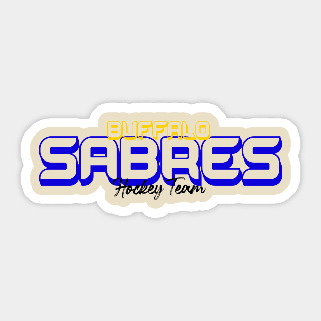 Buffalo team Sticker by Cahya. Id